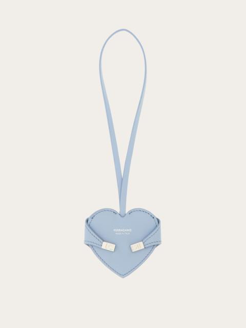 Hug heart mirror charm