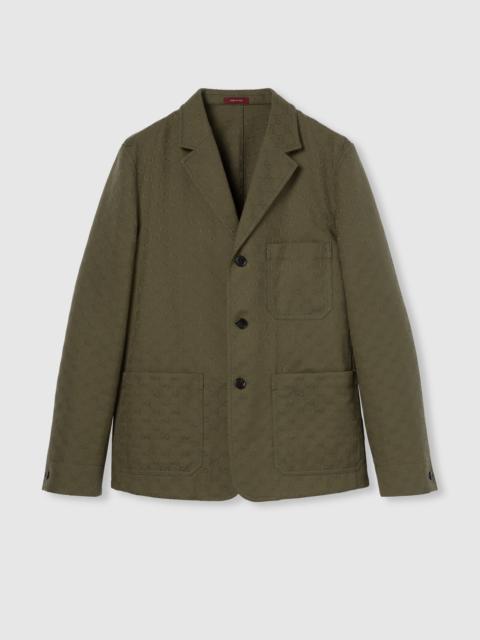 Cotton blend GG canvas jacket
