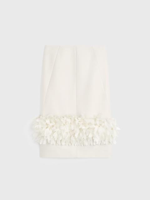 Petal skirt ecru