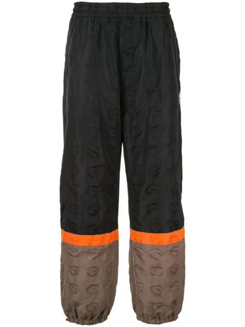 colour-block track pants