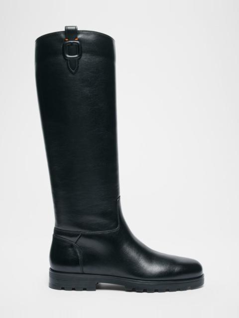 Bess Leather Knee-High Boots