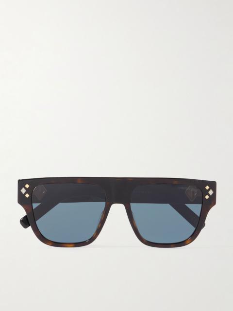 CDDiamond S6I D-Frame Acetate Sunglasses Black