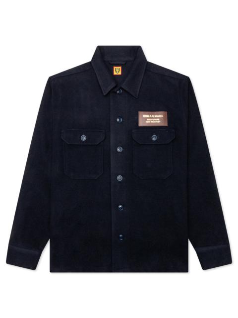 WOOL CPO SHIRTS - NAVY
