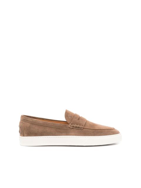 suede loafers