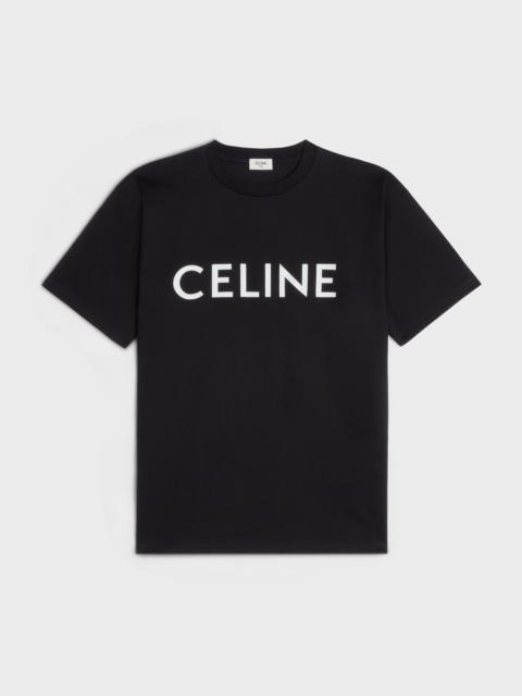CELINE LOOSE T-SHIRT IN COTTON JERSEY