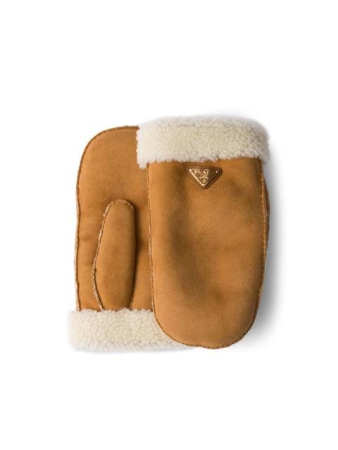 suede mittens