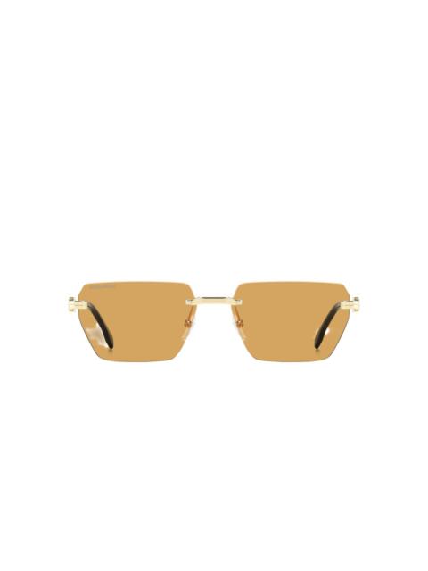 logo-detail geometric sunglasses
