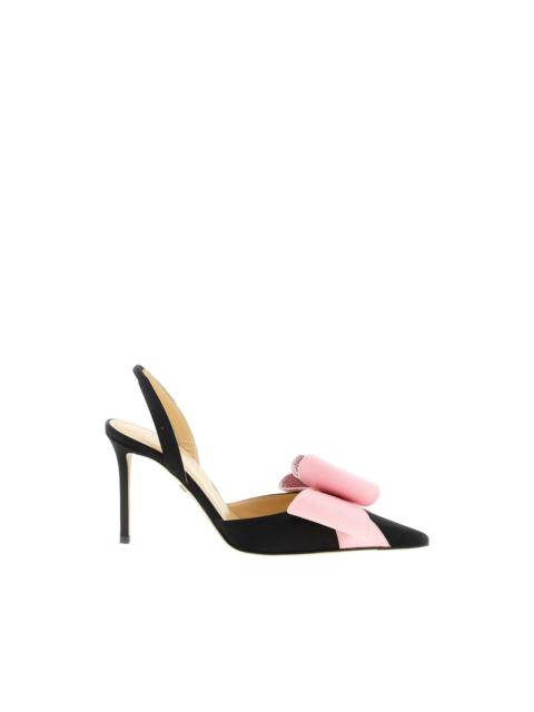 Le Cadeau bow-detail pointed pumps