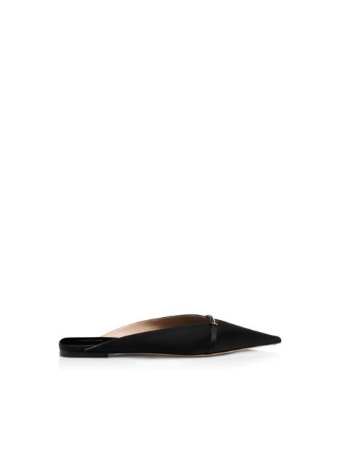 SATIN JULIANNE MULE