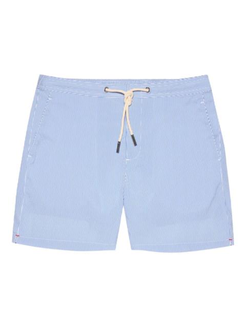 Bulldog striped swim shorts