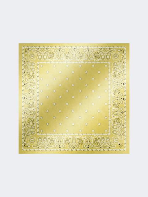 Bandanna print silk foulard - GREEN
