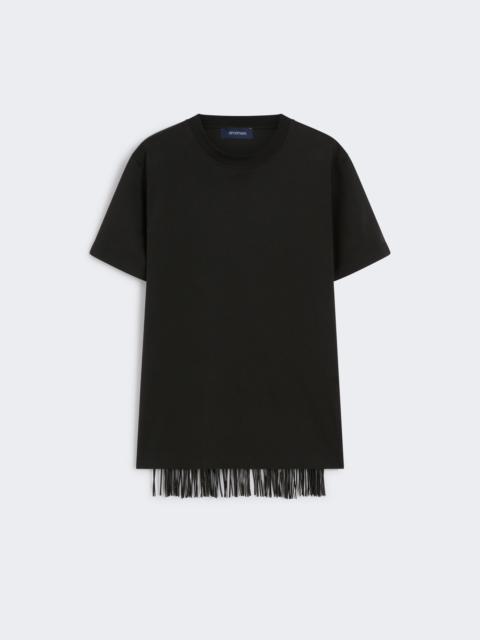 TEATINO T-shirt with fringes