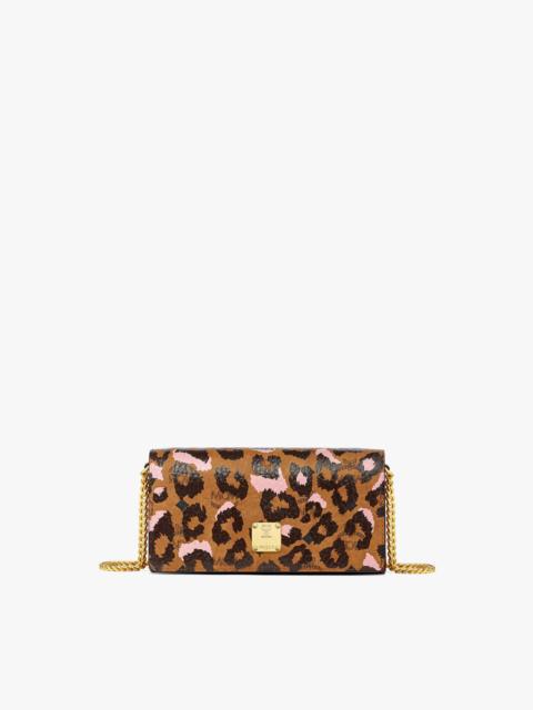 Aren Chain Bag in Leopard Visetos