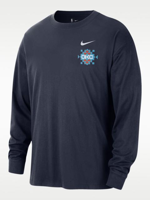 Oklahoma City Thunder Essential City Edition Men's Nike NBA Long-Sleeve T-Shirt