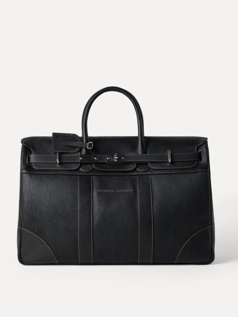 Grained calfskin country bag