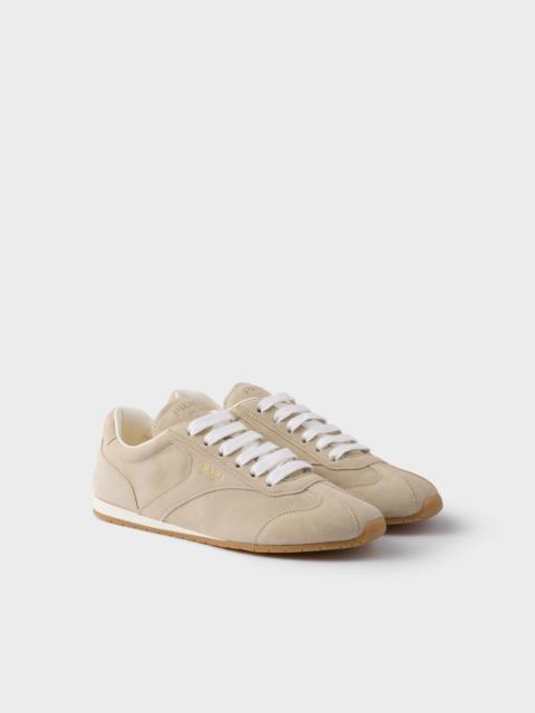 Suede sneakers