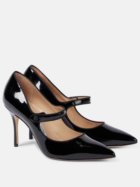 Campari 90 patent leather pumps