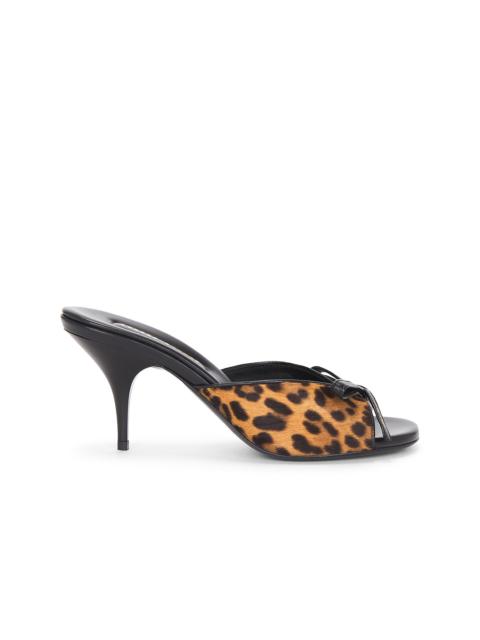 Leopard Mule Sandal