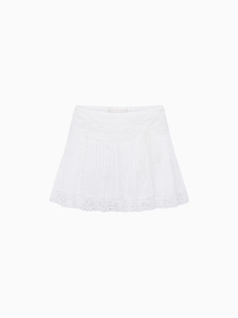 Solena Cotton Victorian Mini Skirt