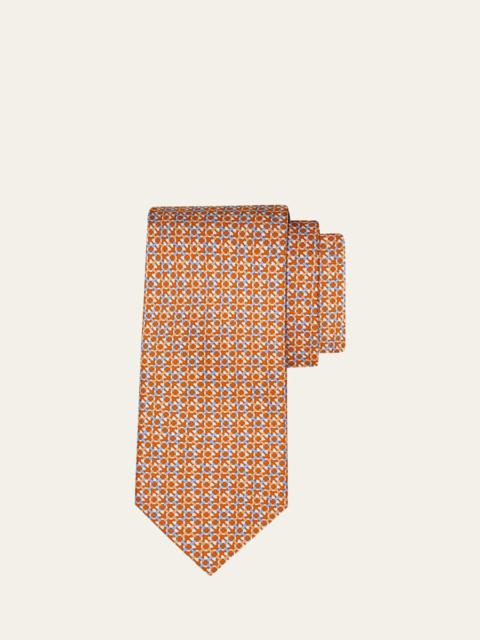 Men's Gancini Check Tie