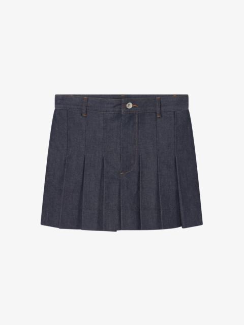 PLEATED MINI SKIRT
