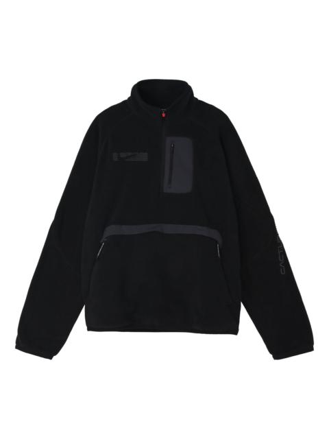 Nike x Travis Scott Half Zipper Pocket Stand Collar Top 'Black' DM1284-010