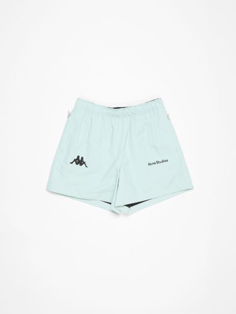 Relaxed fit shorts - Acne Studios x Kappa - Light blue