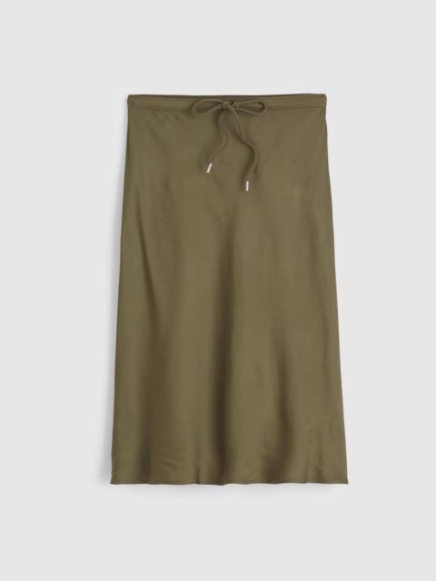 Drawstring Midi Skirt