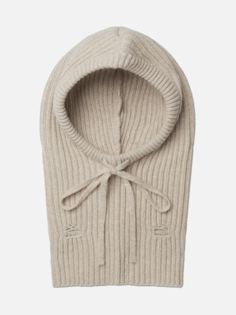 DISTRESSED WOOL BALACLAVA