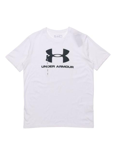 Under Armour UA SPORTSTYLE LOGO Tee White 1329590-100
