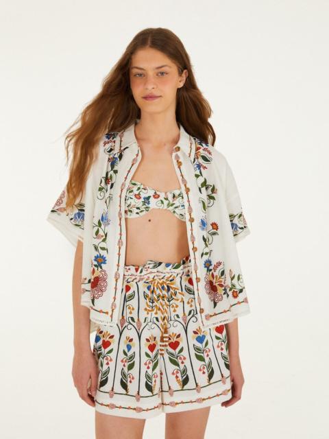 Off-White Stitched Garden Blouse