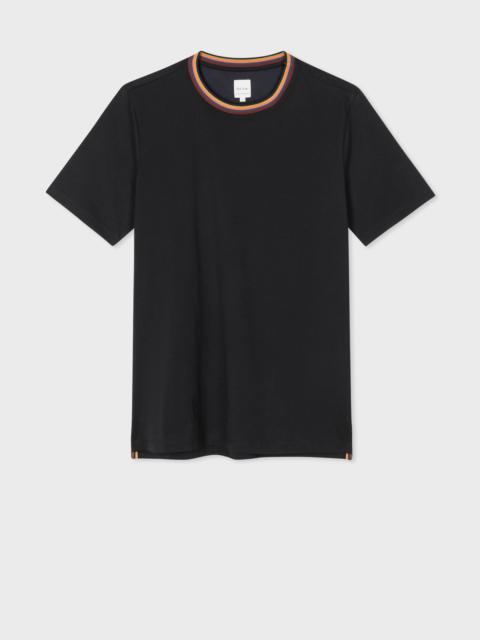 'Artist Stripe' Collar T-Shirt