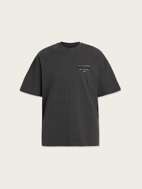 REDACT OVERSIZED EMBROIDERED LOGO T-SHIRT