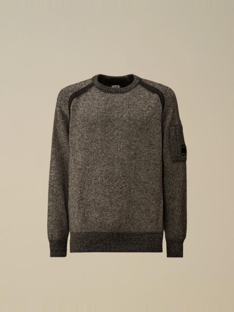Fleece Knit Crewneck Sweater