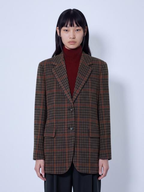 Checked Blazer
