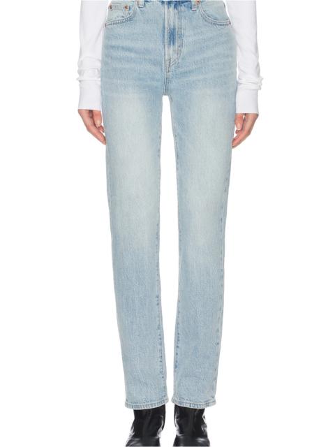 Bri High Rise Slim Straight Jeans