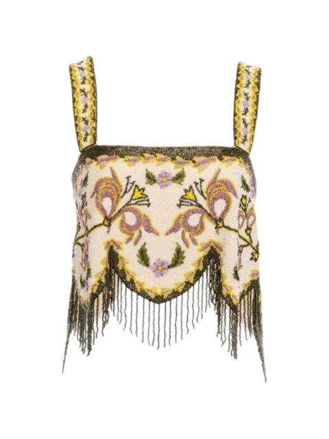 Aida Aura beaded top