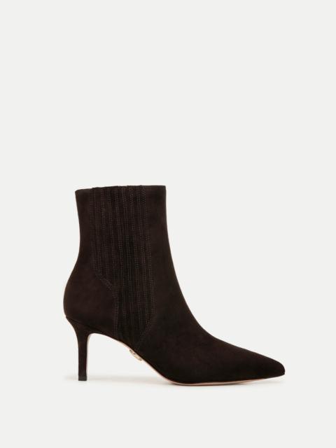 LISA SUEDE MID-HEEL BOOTIE
