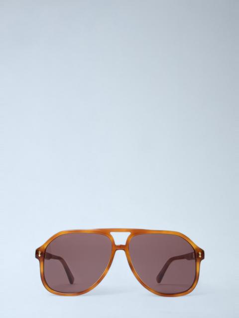 Aviator Tortoiseshell Sunglasses
