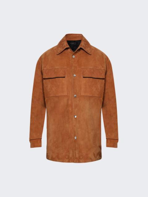 Quad Suede Overshirt Golden Coast