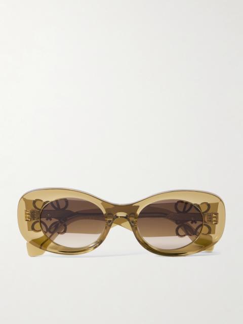 Anagram Oversized Cat-eye Acetate Sunglasses