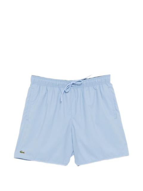 logo-patched drawstring swim shorts
