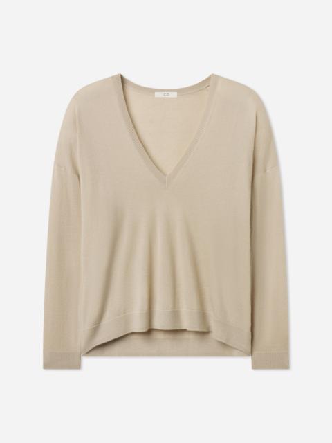 V-Neck Sweater in Fine Cashmere