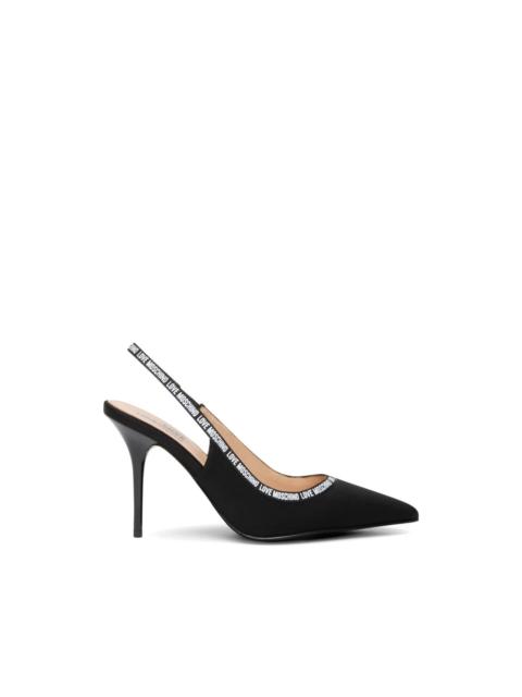 slingback court pumps