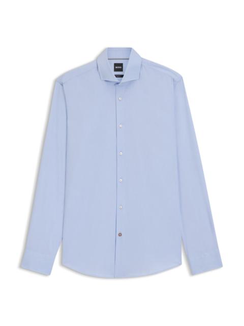 REGULAR-FIT SHIRT IN STRETCH-COTTON TWILL