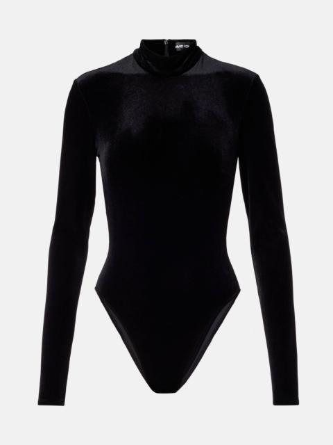 Velvet bodysuit