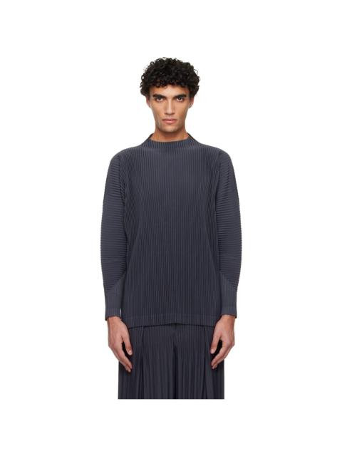 Navy Monthly Colors December Top