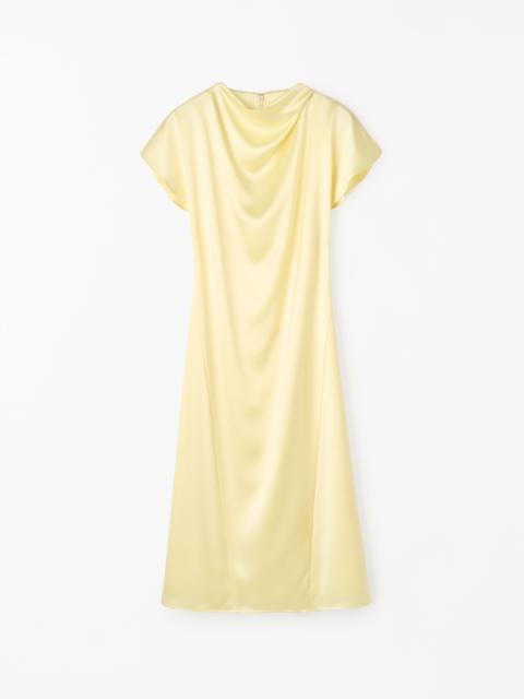 Leilani Draped Satin Dress