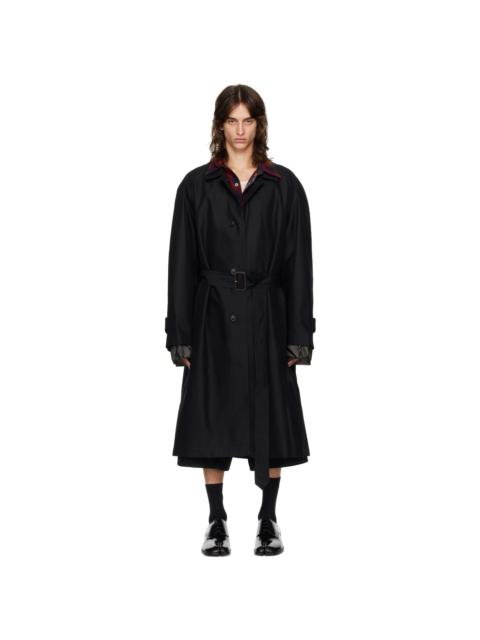 Black Belted Trench Coat