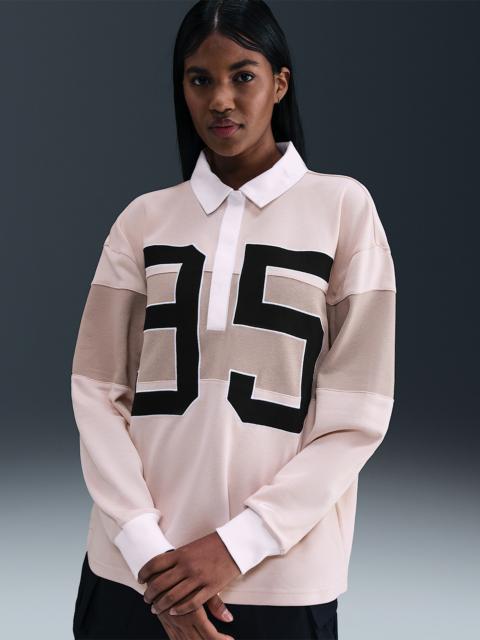 Nike Sportswear Women's Long-Sleeve Graphic Polo Top